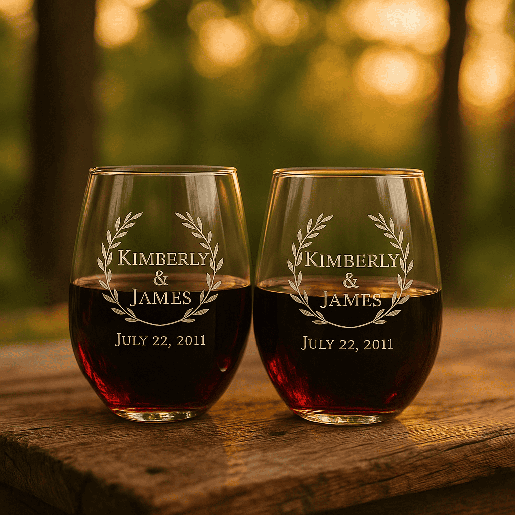 Custom engraved glassware at an affordable price
