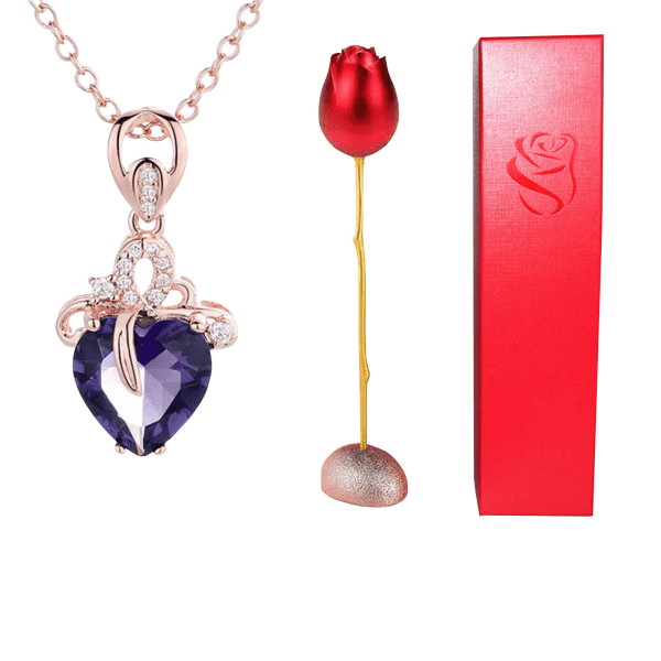 Stunning red rose and gift box, perfect for special occasions and jewelry gifting.