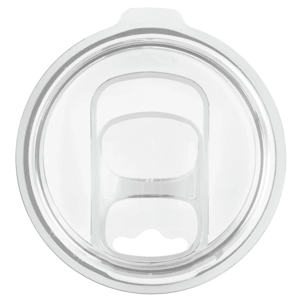 Aluminum can lid with pull-tab for beverage packaging.