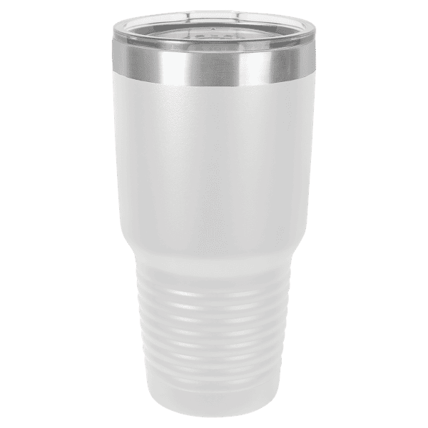 Custom laser engraved tumblers by FMB Laser Designs.