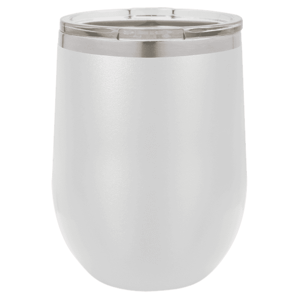 Custom engraved tumbler with sleek design, perfect for personalized drinks.