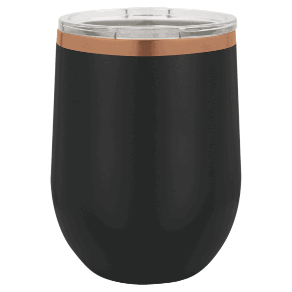 Personalized laser engraved tumbler with custom logo for gifts, branding, and promotional events.
