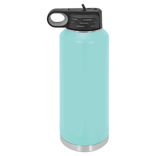 Custom engraved water bottle for outdoor activities and promotions. Perfect for sports, gifts, or branding.